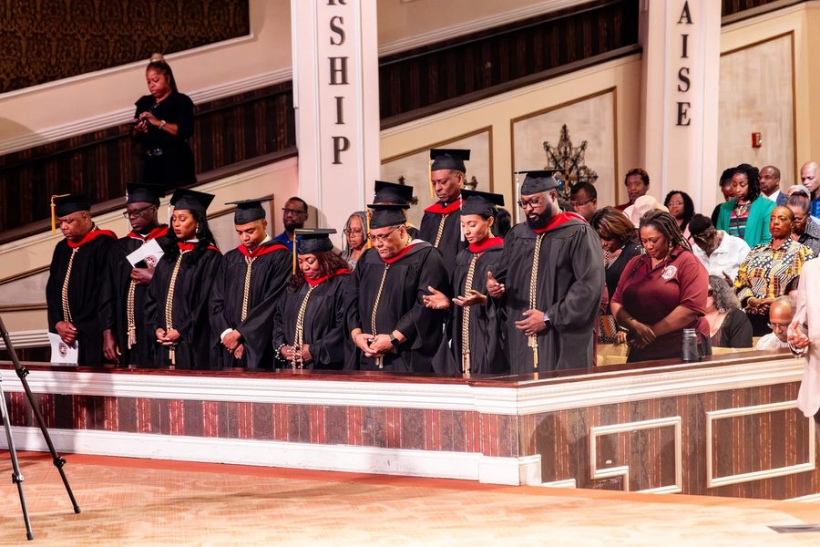 NSBT graduates at commencement, June 2024.